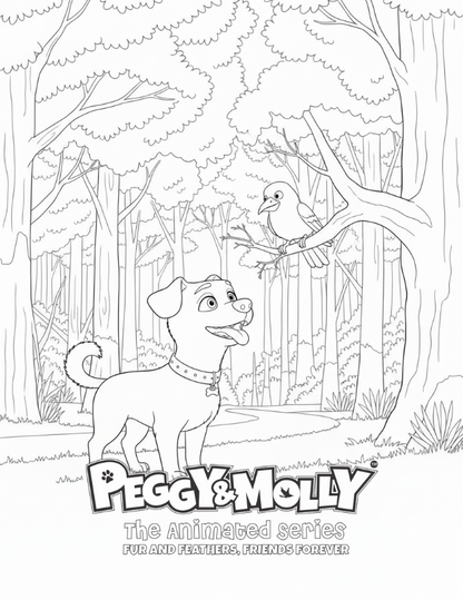 Peggy & Molly Colouring Book