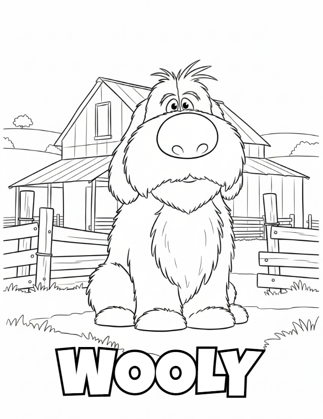 Peggy & Molly Colouring Book