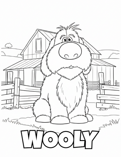 Peggy & Molly Colouring Book