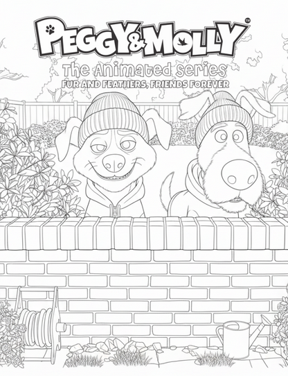 Peggy & Molly Colouring Book