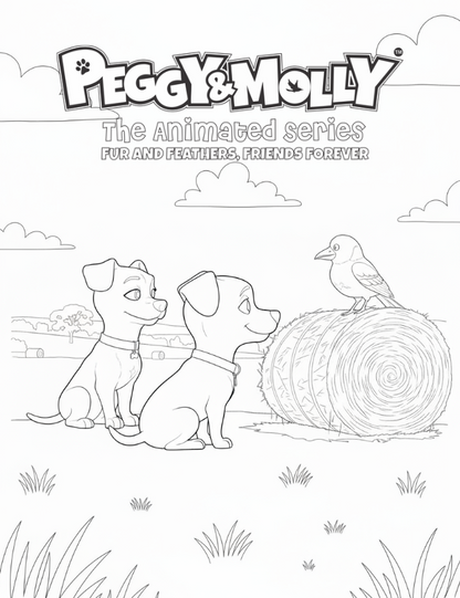 Peggy & Molly Colouring Book